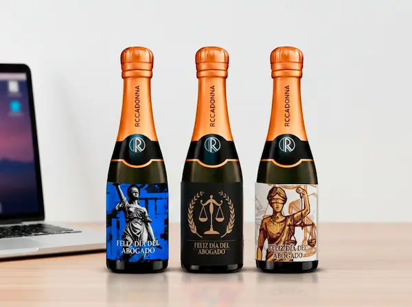 champagne como regalo para abogados