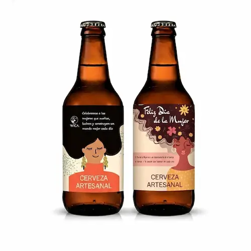 cervezas personalizadas para mujeres - Regalos Corporativos para el Dia de la mujer