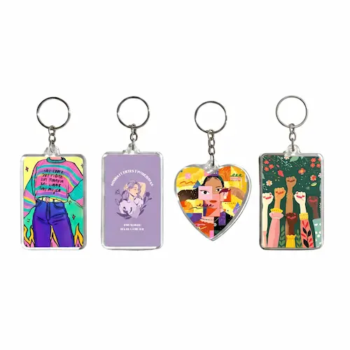llaveros personalizados para mujeres - Regalos Corporativos para el Dia de la mujer