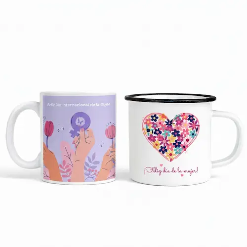tazas personalizadas para mujeres - Regalos Corporativos para el Dia de la mujer
